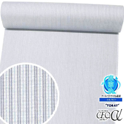 夏きもの兼用セオαゆかた 子持ち縞／ natsu edo NEO【洗える浴衣