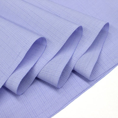 東レセオα(アルファ) 単衣 あや紗色無地 7905 明るい青紫 紗紬 反物 抜