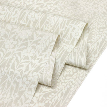 東レシルック 小紋k1105ベージュぼかし／もやぼかし 東レシルック 小紋