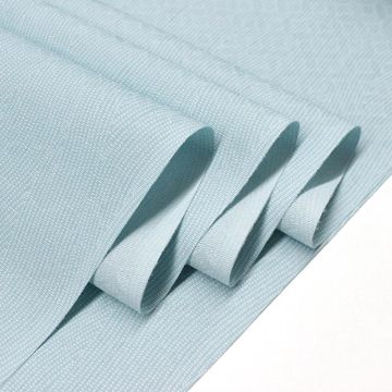 東レシルック 小紋k1254ワイド幅フランス縞 重ね七宝紋意匠地模 水色系