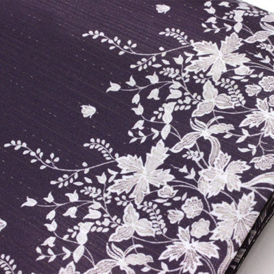 紫玄 手織り 黒地 唐織 能衣秋葉文 袋帯 パールトーン加工 紫玄 手織り 黒地 唐織 能衣秋葉文 袋帯 パールトーン加工 正絹袋帯 大