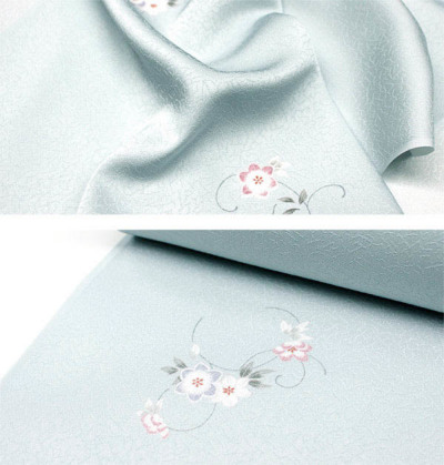 Y3098◆新品 洗える夏着物 薄物 仕付け糸付 誂えポリエステル 手縫い 小紋 Y3082◇美品 絽 誂えポリエステル 手縫い仕立て 小紋 洗える夏